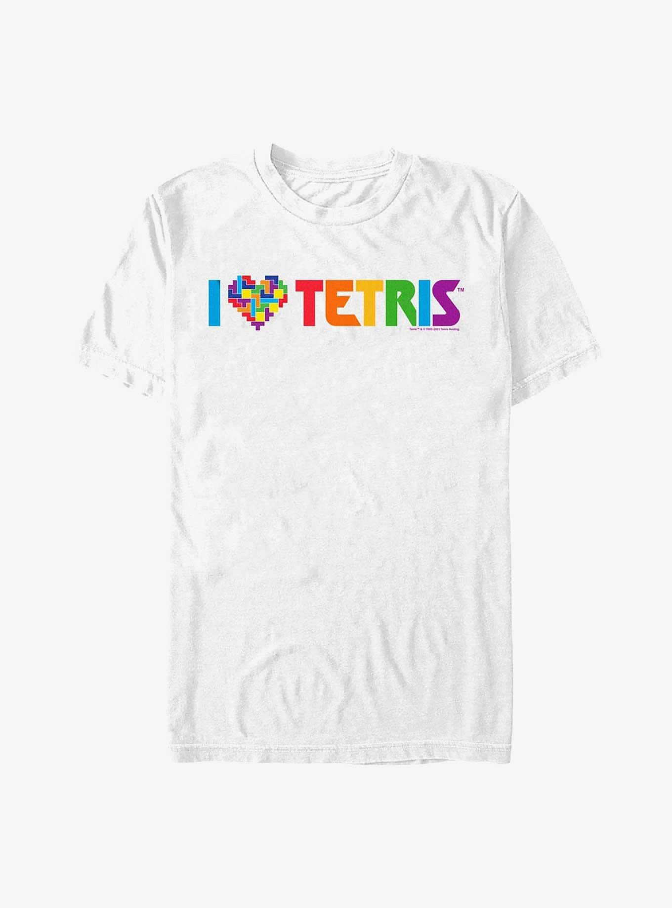 Tetris I Love Tetris T-Shirt - WHITE | Hot Topic