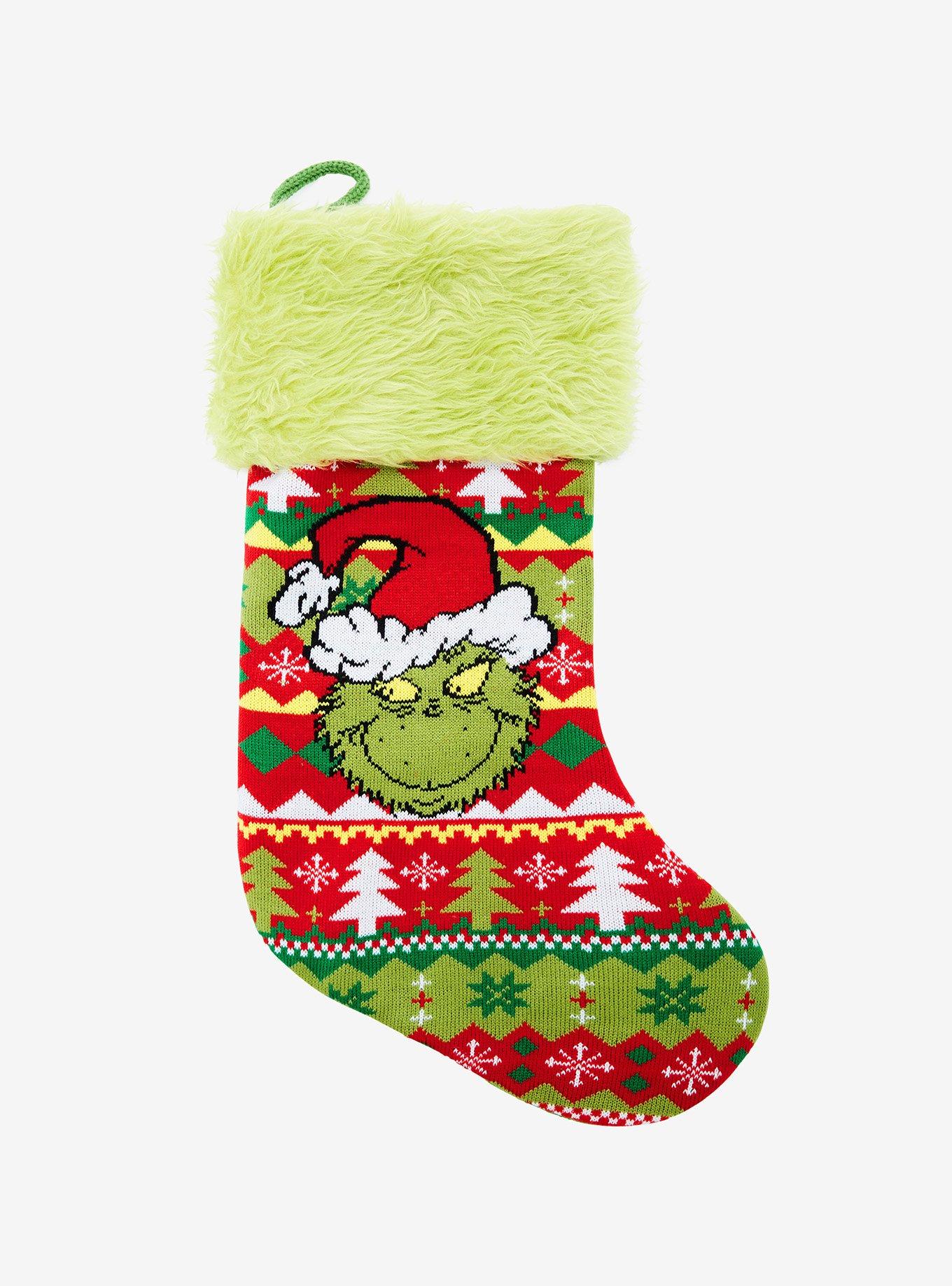 How The Grinch Stole Christmas! Fair Isle Stocking, , hi-res