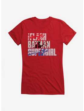 The Flash Batman Supergirl Girls T-Shirt, , hi-res