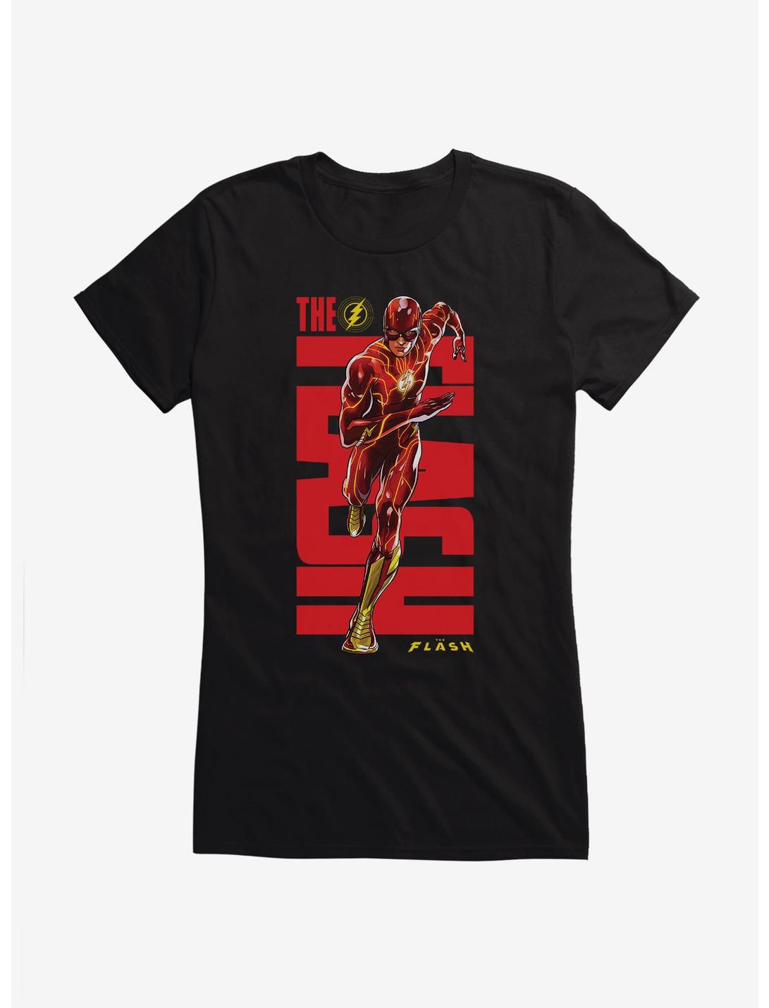 The Flash In Motion Girls T-Shirt, BLACK, hi-res