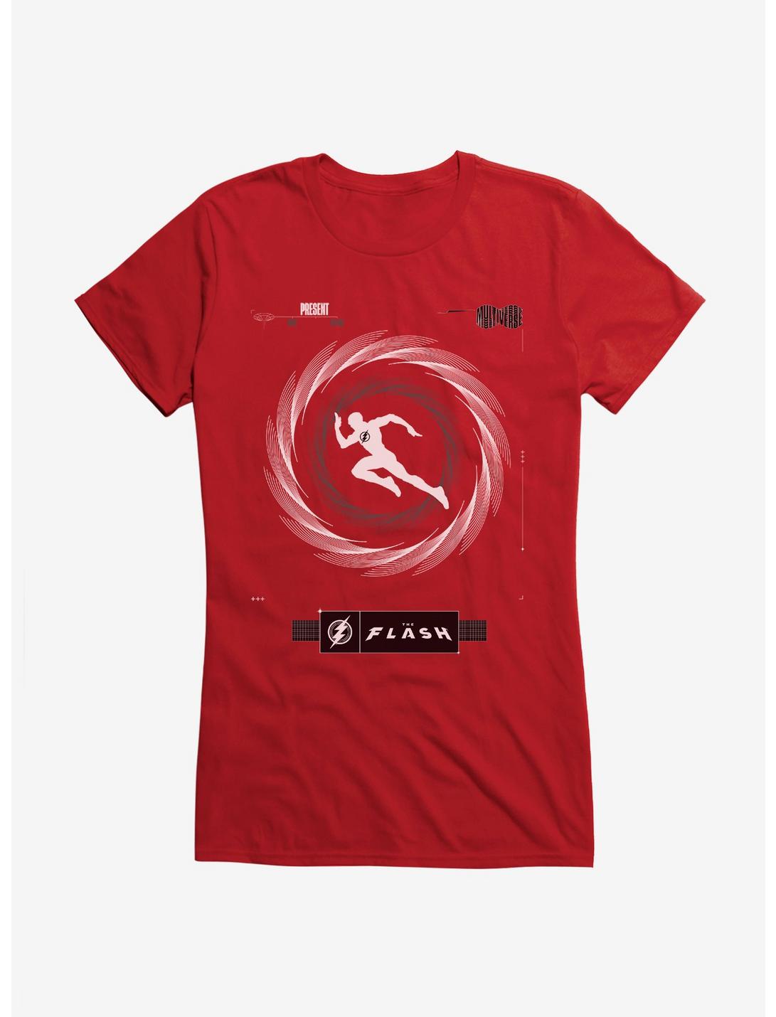 The Flash Multiverse Shutter Girls T-Shirt, RED, hi-res
