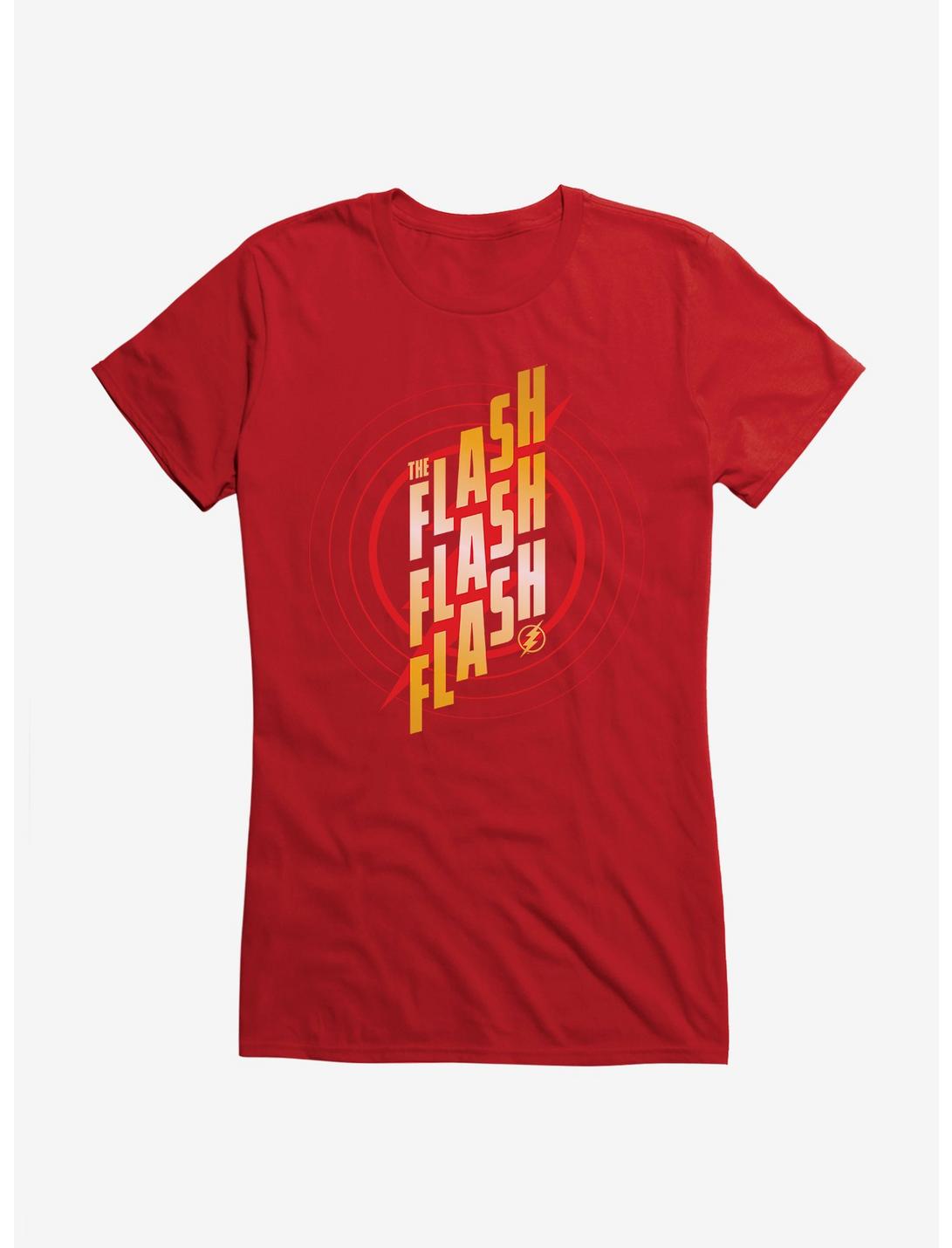 The Flash Triple Flash Target Girls T-Shirt, RED, hi-res