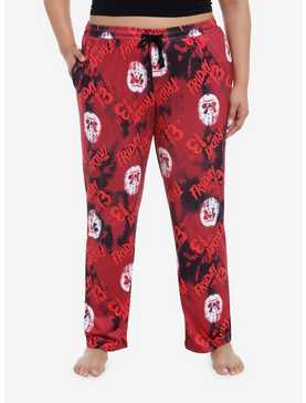Friday The 13th Logo Girls Pajama Pants Plus Size, , hi-res