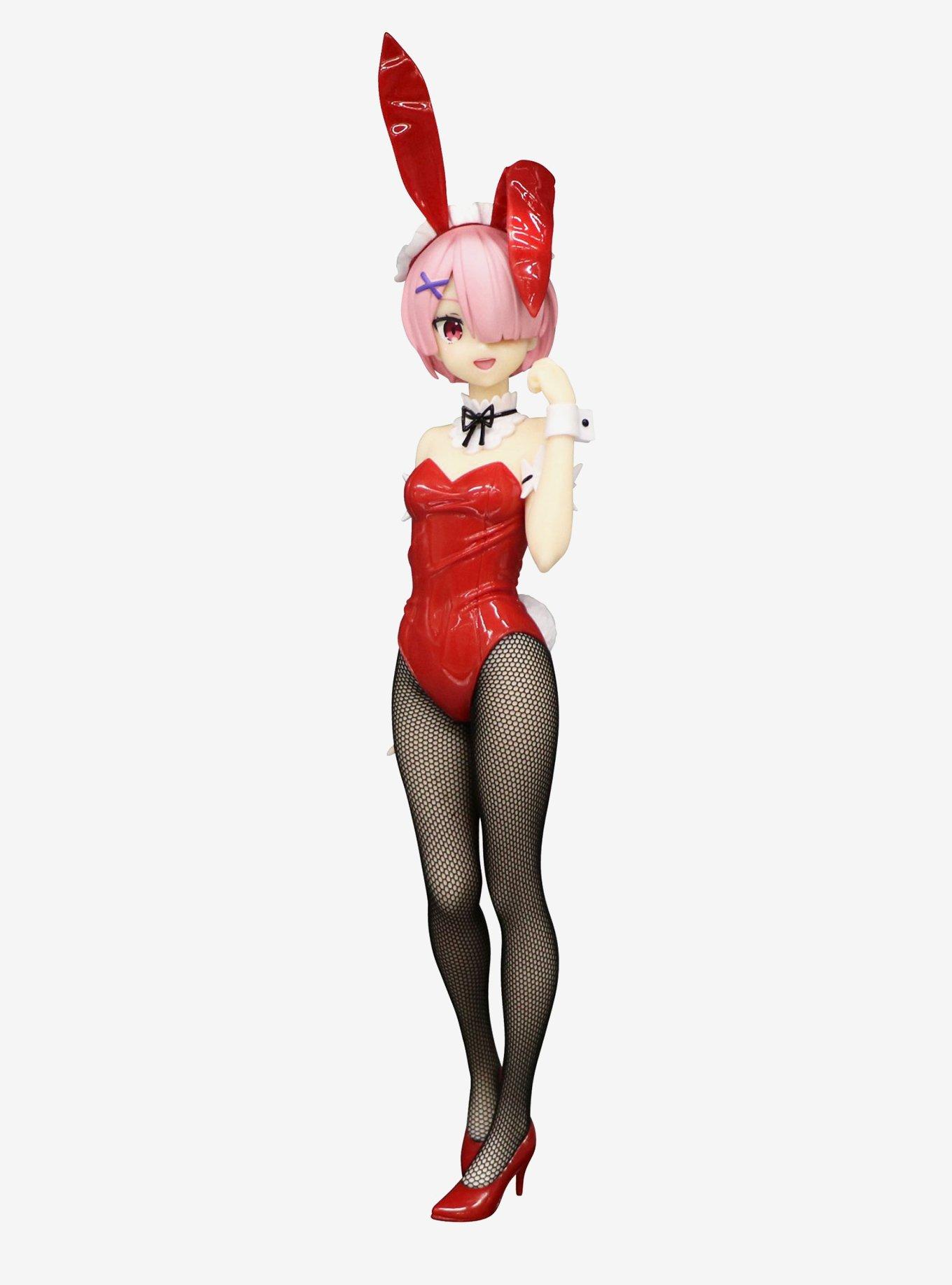 FuRyu Re:Zero Starting Life in Another World BiCute Bunnies Ram (Red Color Ver.) Figure, , hi-res