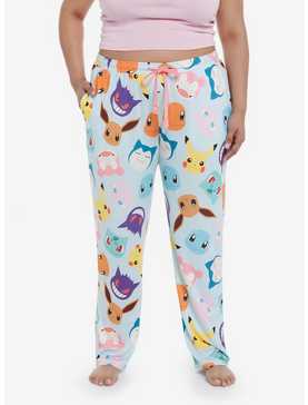 Pokemon Head Toss Pajama Pants Plus Size, , hi-res