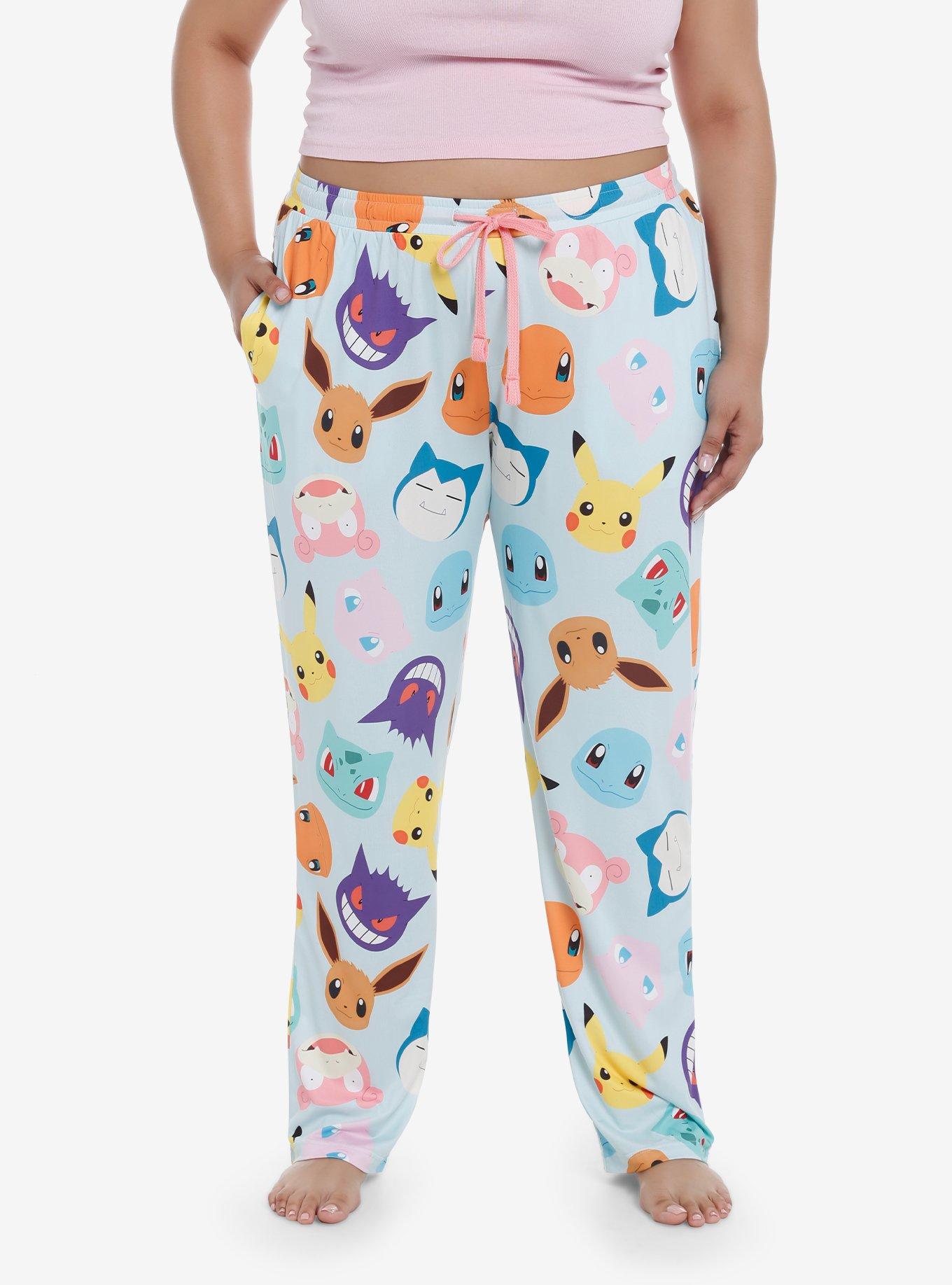 Pokemon Head Toss Pajama Pants Plus Size, MULTI, hi-res