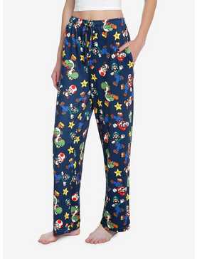 Super Mario Bros. Characters Pajama Pants, , hi-res