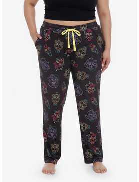 Five Nights At Freddy's Neon Characters Girls Pajama Pants Plus Size, , hi-res