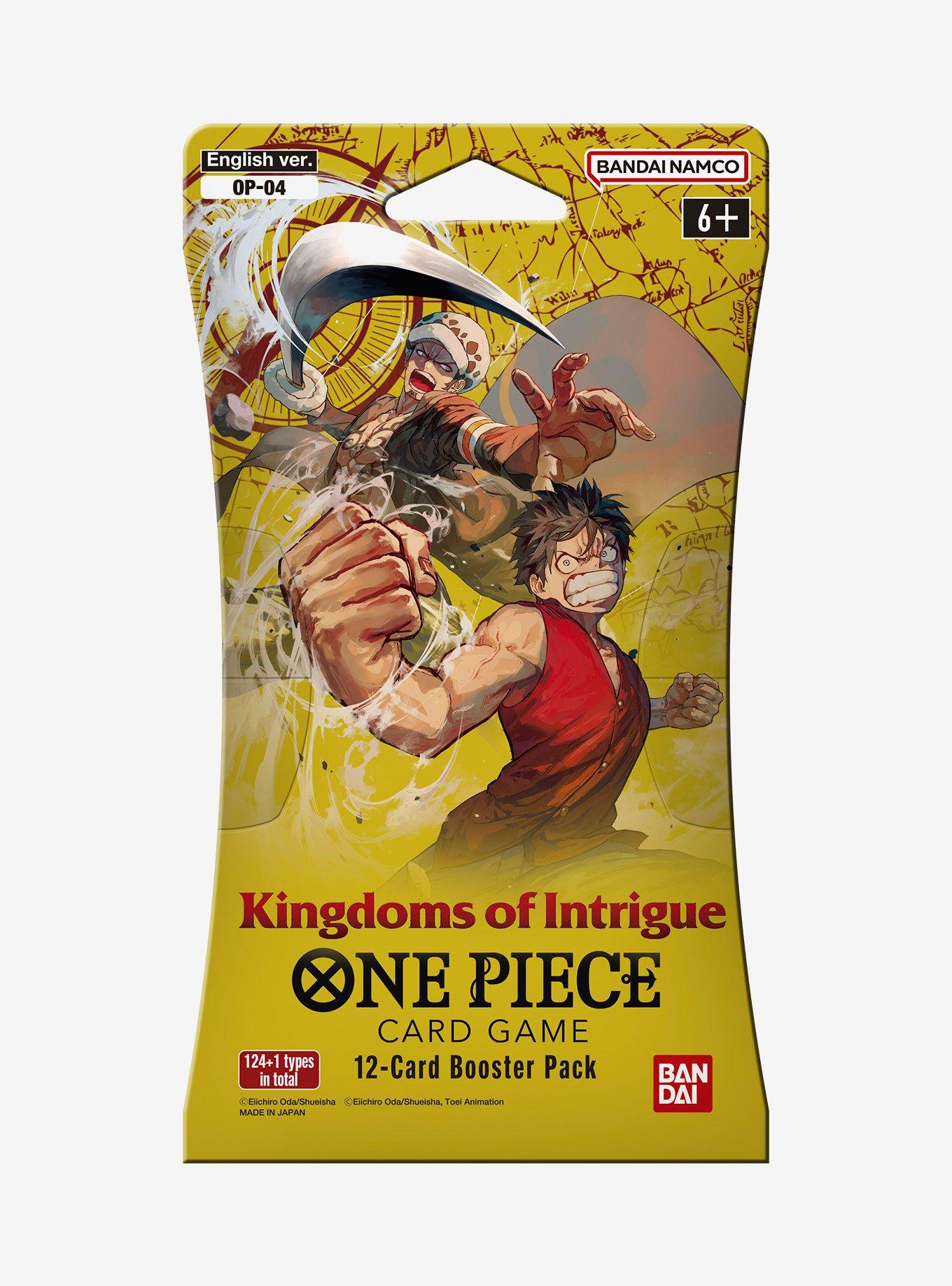 Bandai One Piece Kingdoms Of Intrigue Card Game Booster Pack | Hot