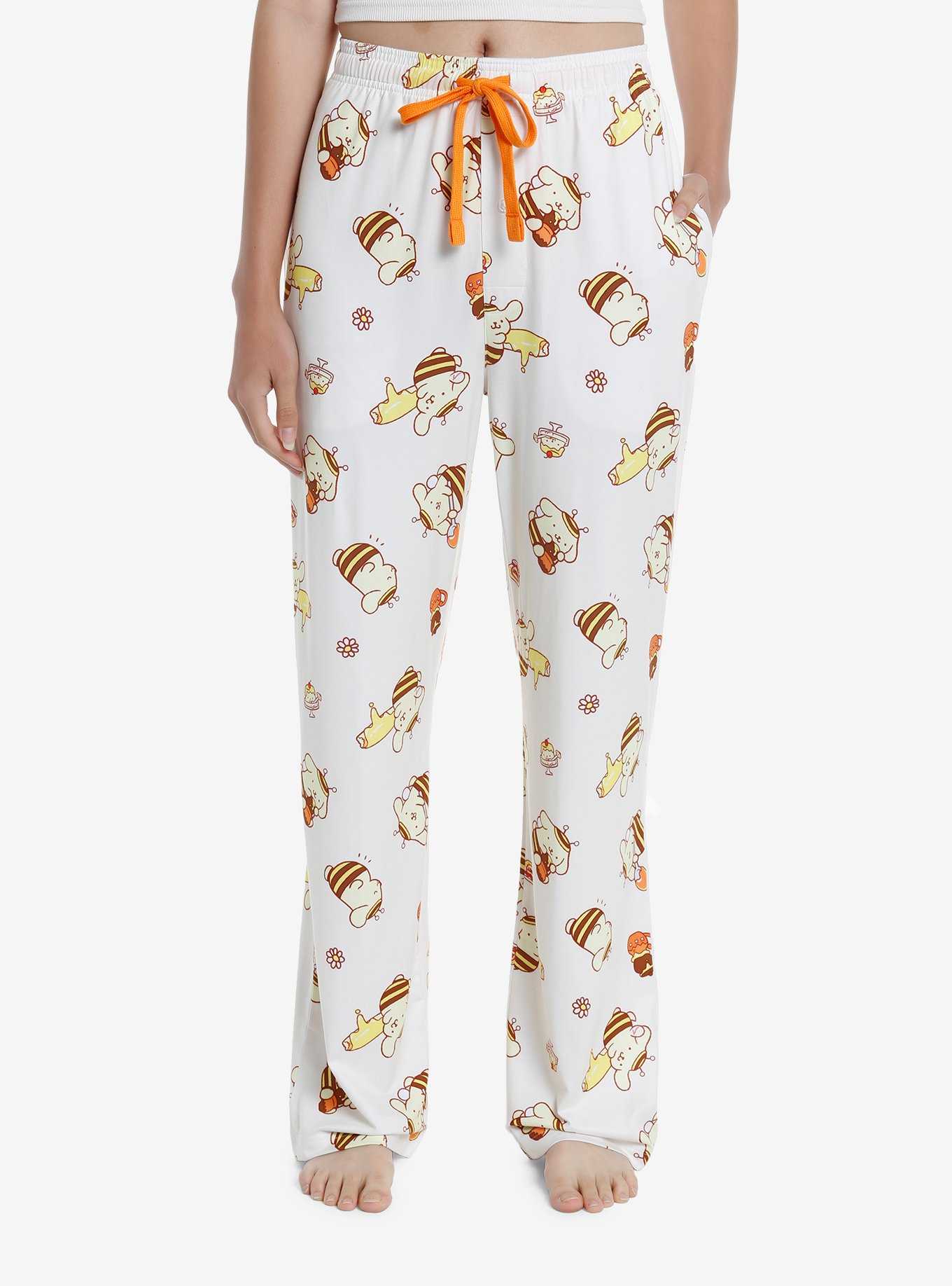Pompompurin Honeybee Pastries Pajama Pants, , hi-res