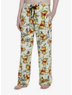 Disney Winnie The Pooh Hundred Acre Wood Map Pajama Pants, , hi-res