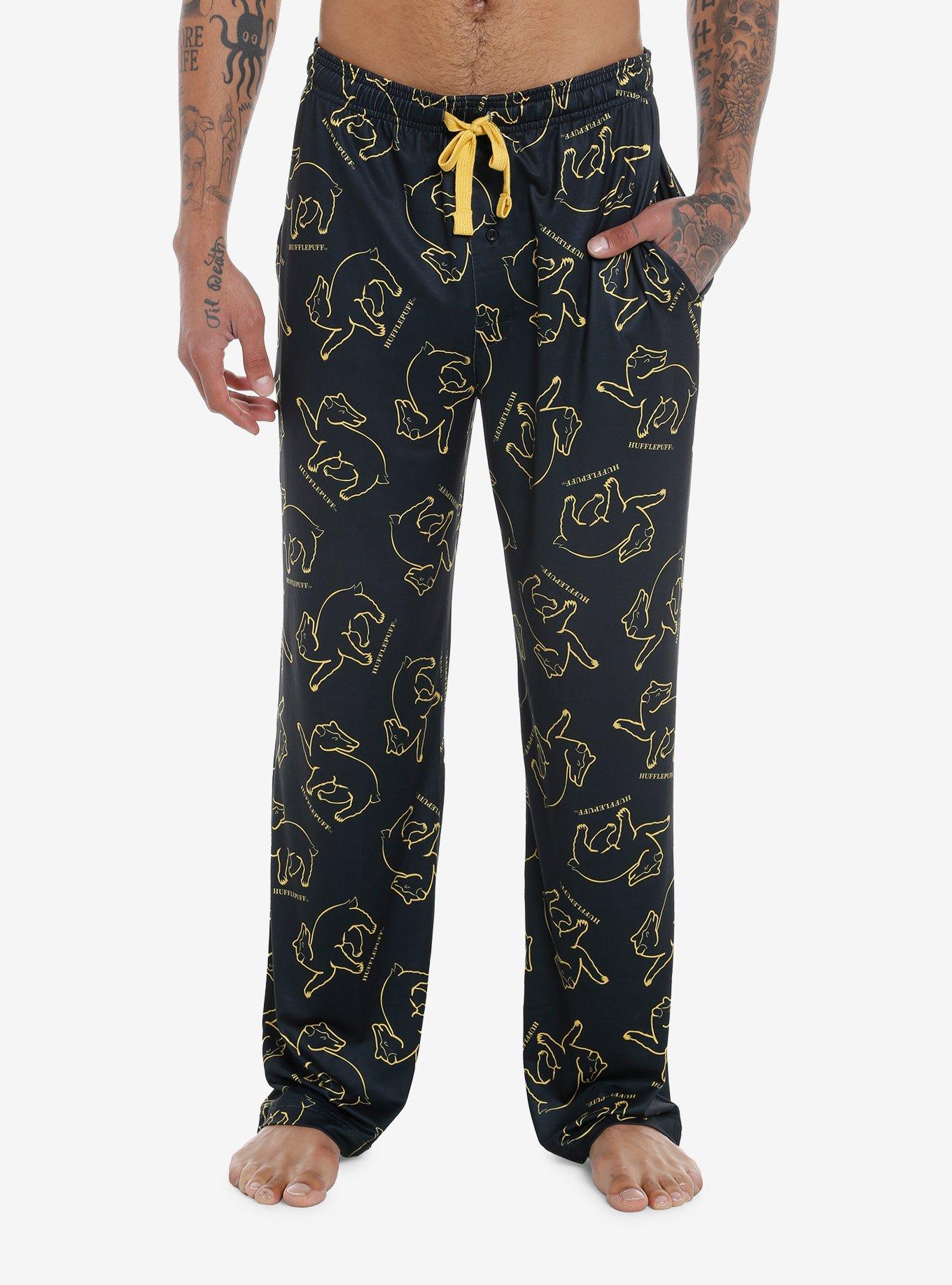 Harry Potter Hufflepuff Symbol Pajama Pants Hot Topic