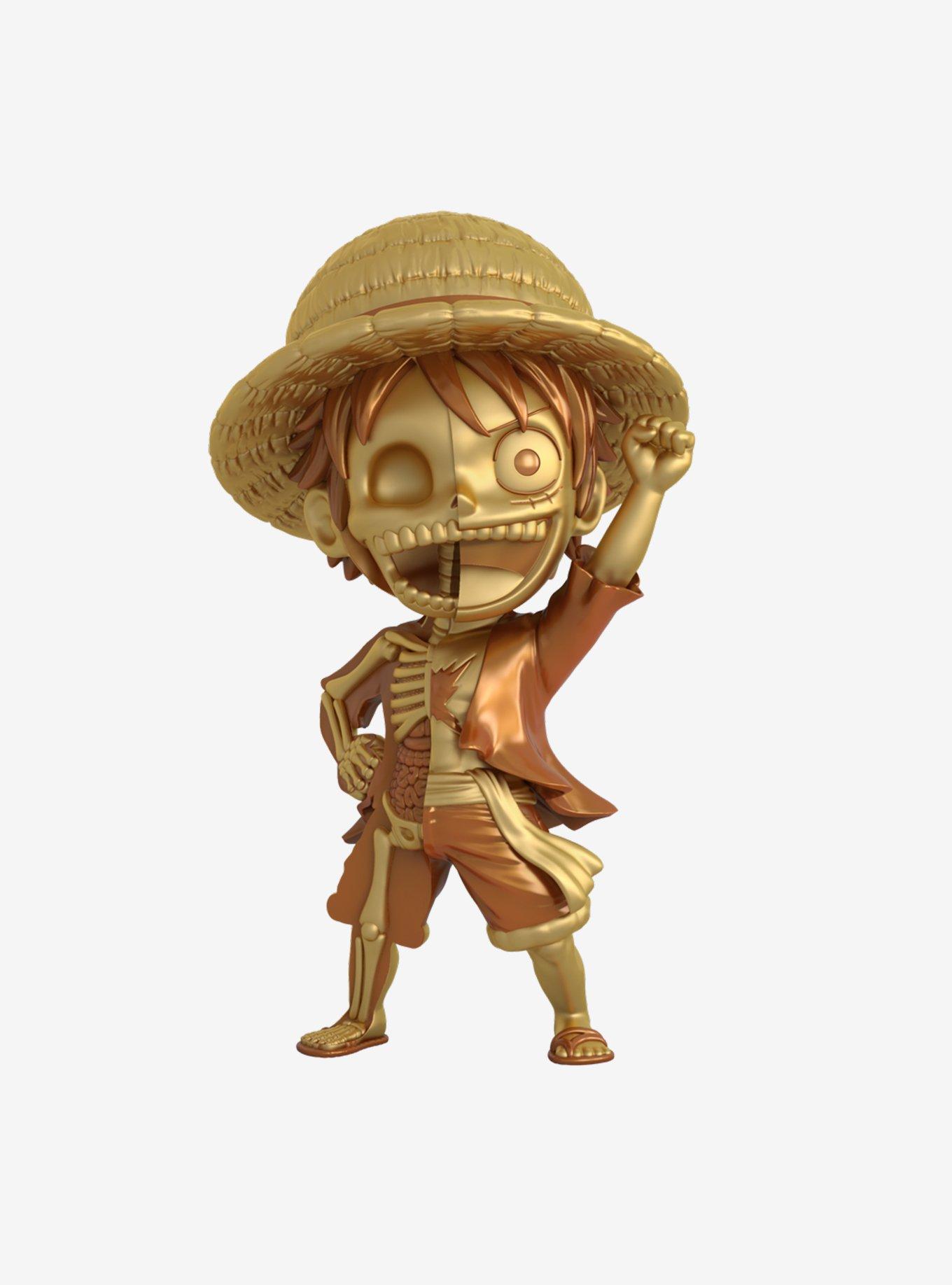 Mighty Jaxx One Piece XXRAY Plus Luffy (Treasure Gold Edition) Figure, , hi-res