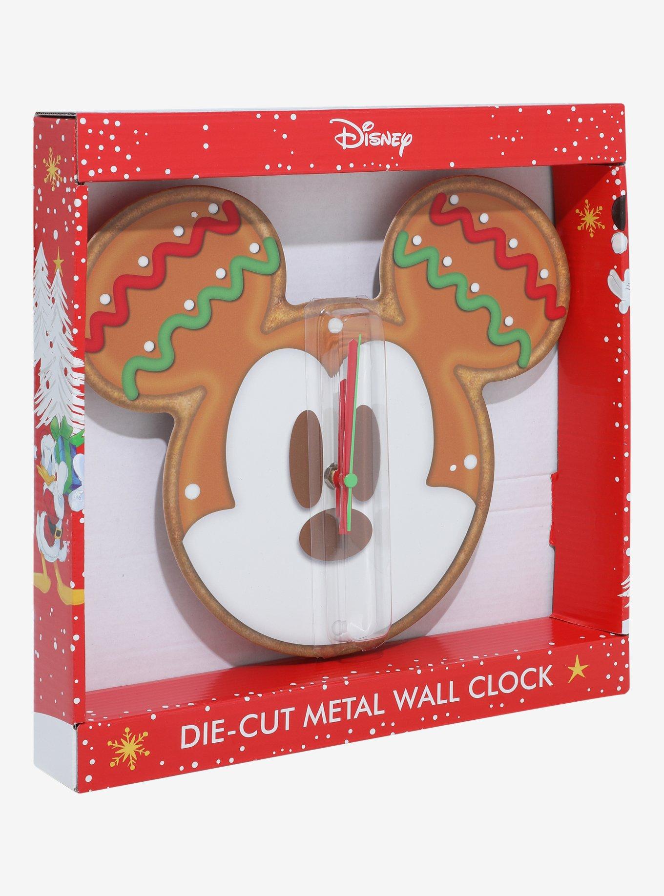 Disney Mickey Mouse Gingerbread Wall Clock, , hi-res