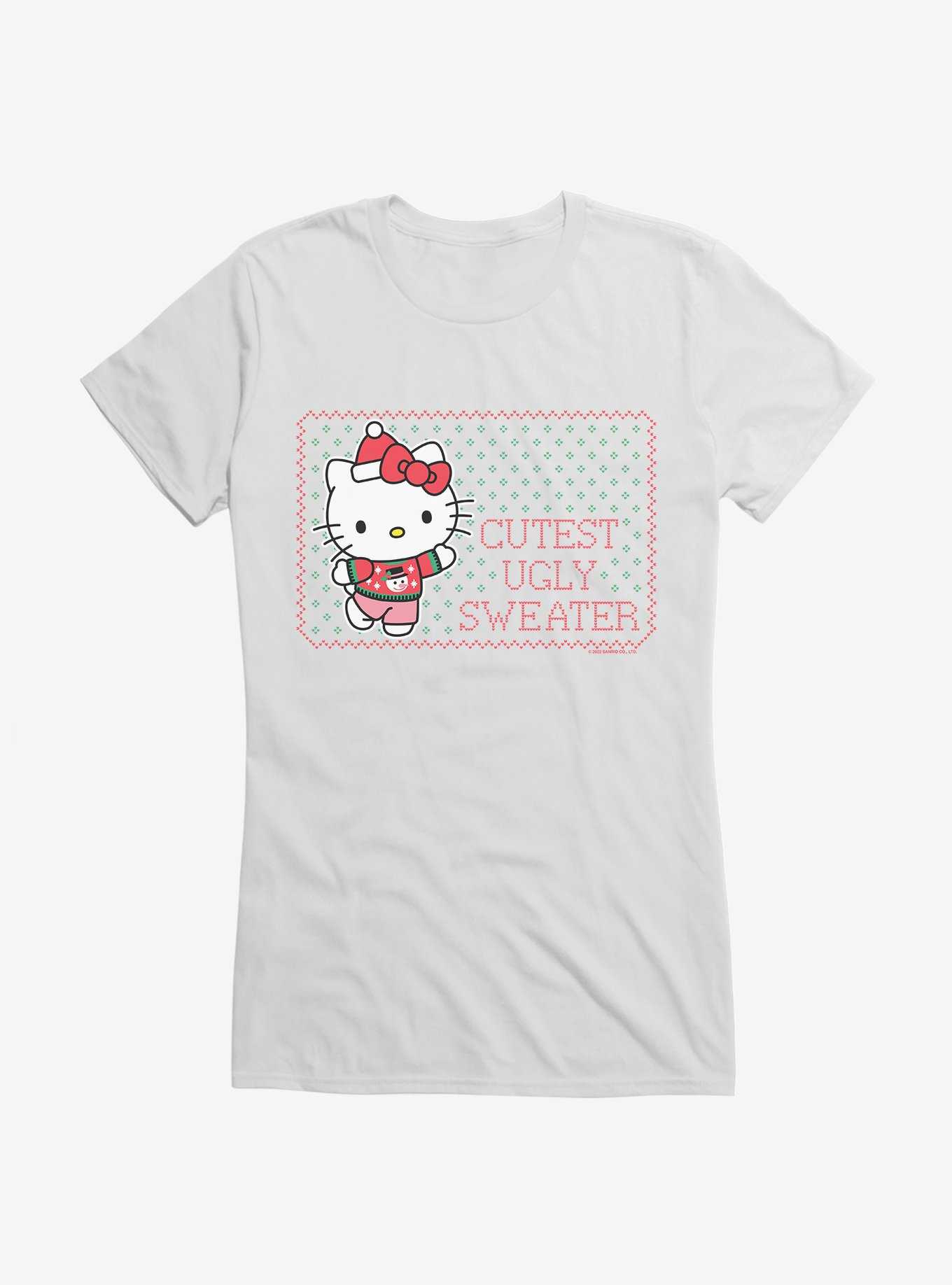 Hello Kitty Cutest Ugly Christmas Girls T-Shirt, , hi-res