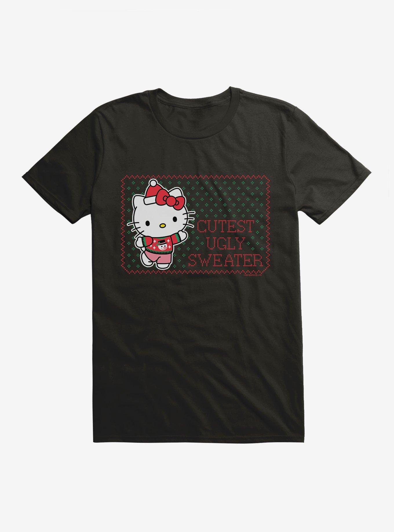 Hot Topic Hello Kitty Cutest Ugly Christmas T-Shirt