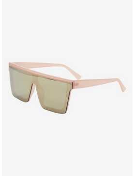 Pink Mirror Shield Sunglasses, , hi-res