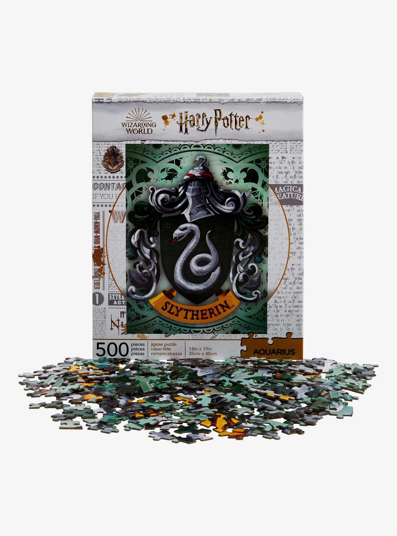 Harry Potter Slytherin House Crest 500-Piece Puzzle, , hi-res