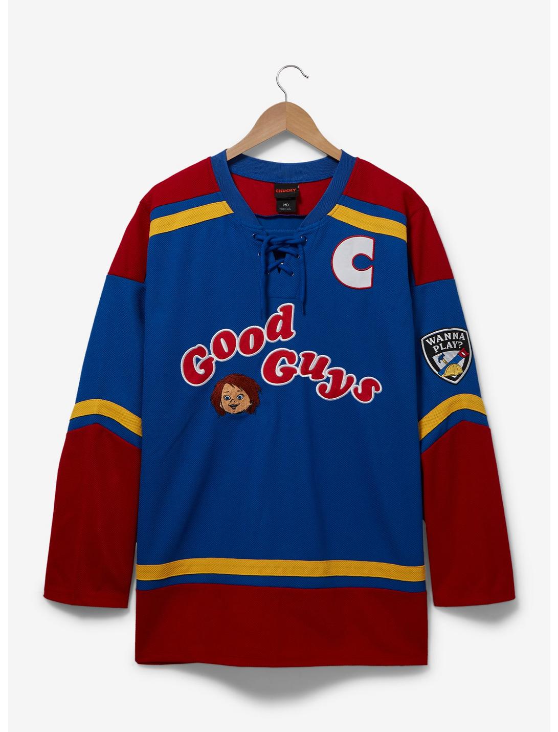 Child's Play Chucky Hockey Jersey - BoxLunch Exclusive, BLUE, hi-res
