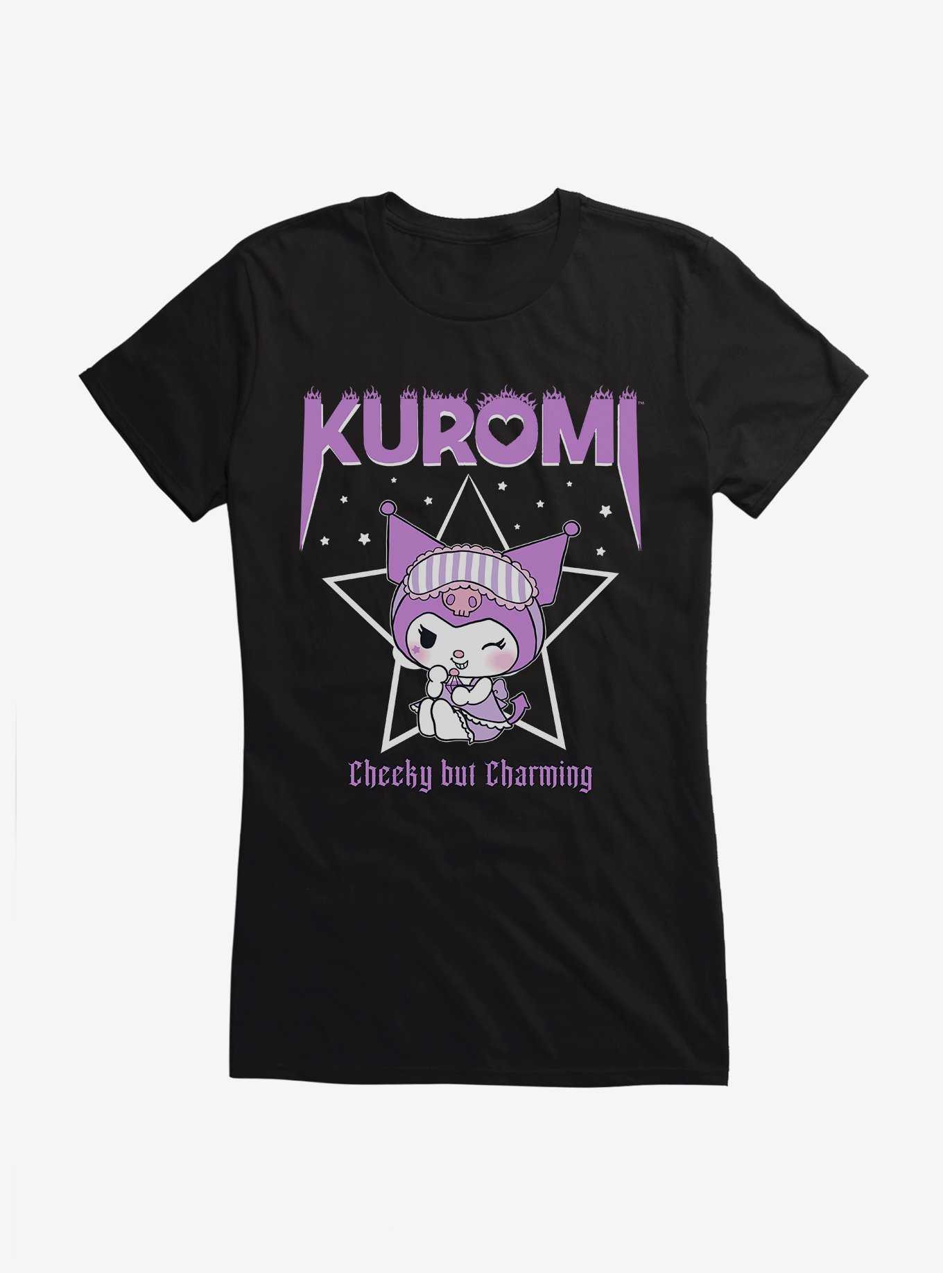 Kuromi Cheeky But Charming Girls T-Shirt, , hi-res