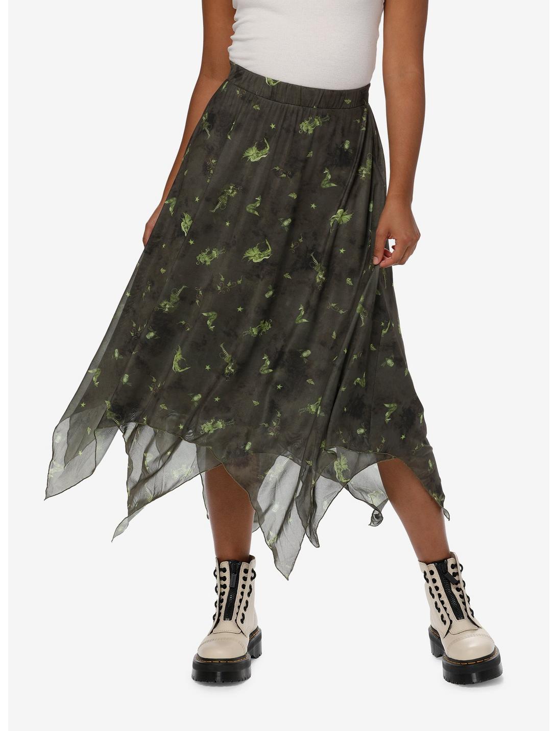 Forest Fairy Hanky Hem Midi Skirt By Amy Brown, MULTI, hi-res