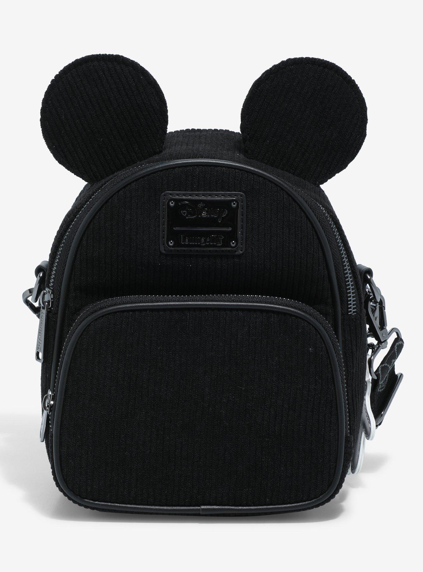 Loungefly Disney100 Mickey Mouse Corduroy Convertible Crossbody Bag, , hi-res