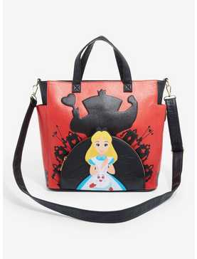 Loungefly Disney Alice in Wonderland Queen of Hearts Convertible Tote Bag, , hi-res