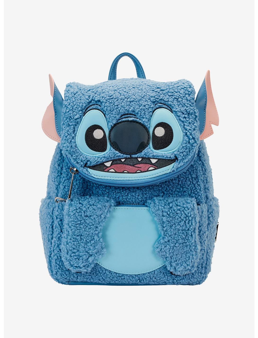 Loungefly Disney Lilo & Stitch Plush Stitch Mini Backpack, , hi-res