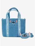 Loungefly Disney Lilo & Stitch Plush Stitch Tote Bag With Coin Bag, , hi-res