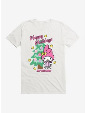 My Melody Happy Holidays Christmas Tree T-Shirt, , hi-res