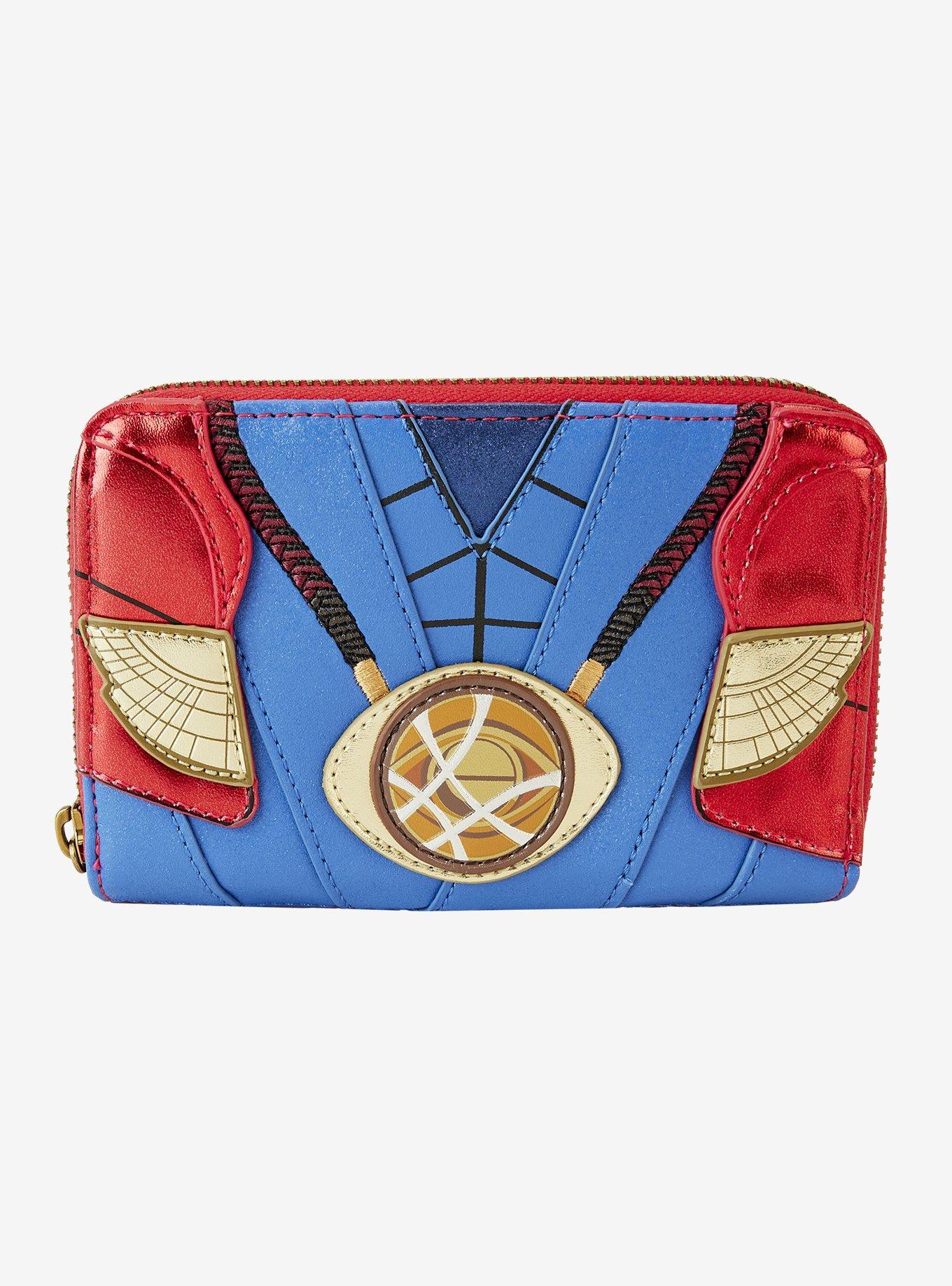 Loungefly Marvel Dr. Strange Metallic Suit Zipper Wallet, , hi-res