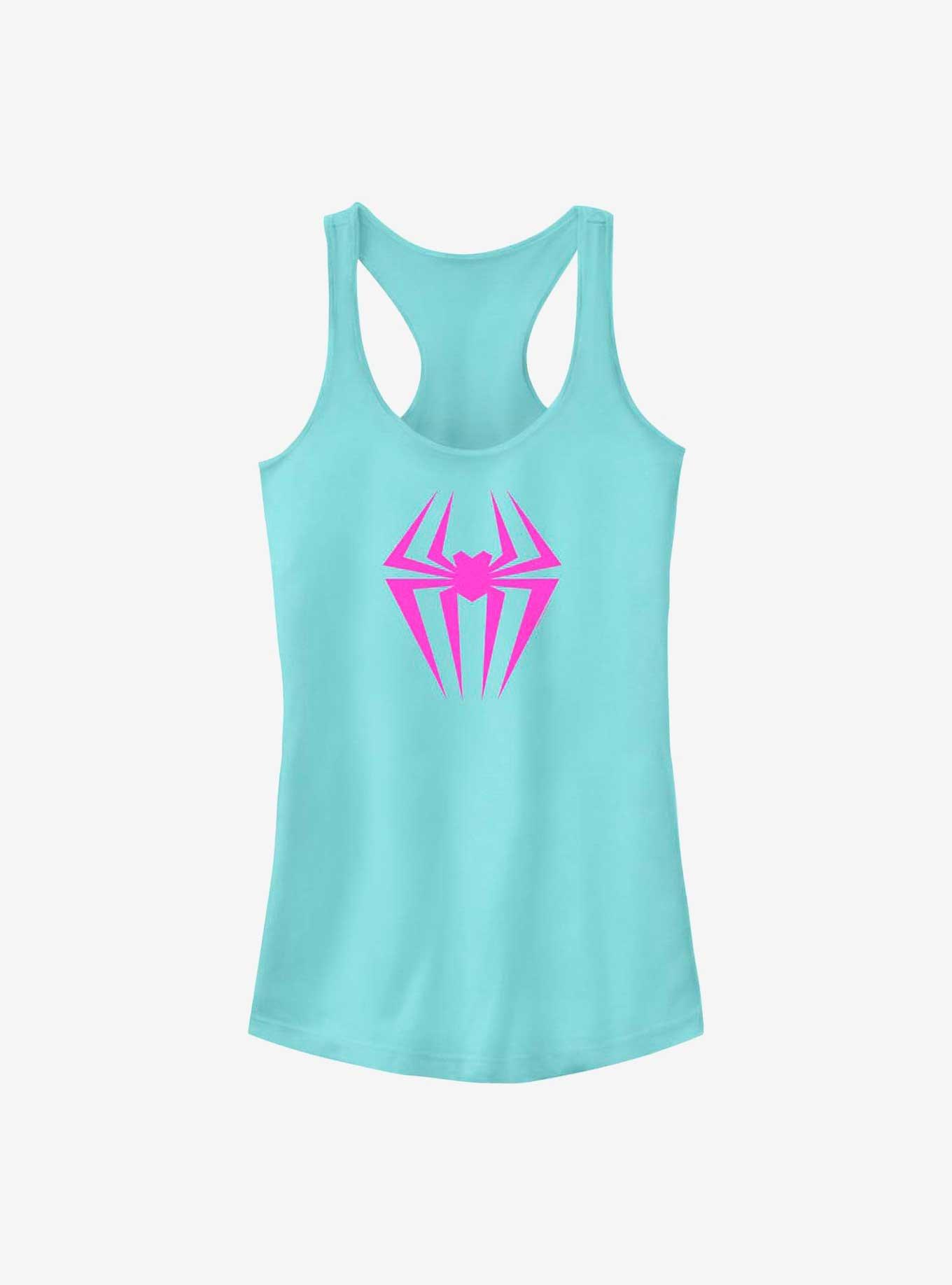 Marvel Spider-Man: Across The Spider-Verse Spider-Gwen Logo Girls Tank, CANCUN, hi-res