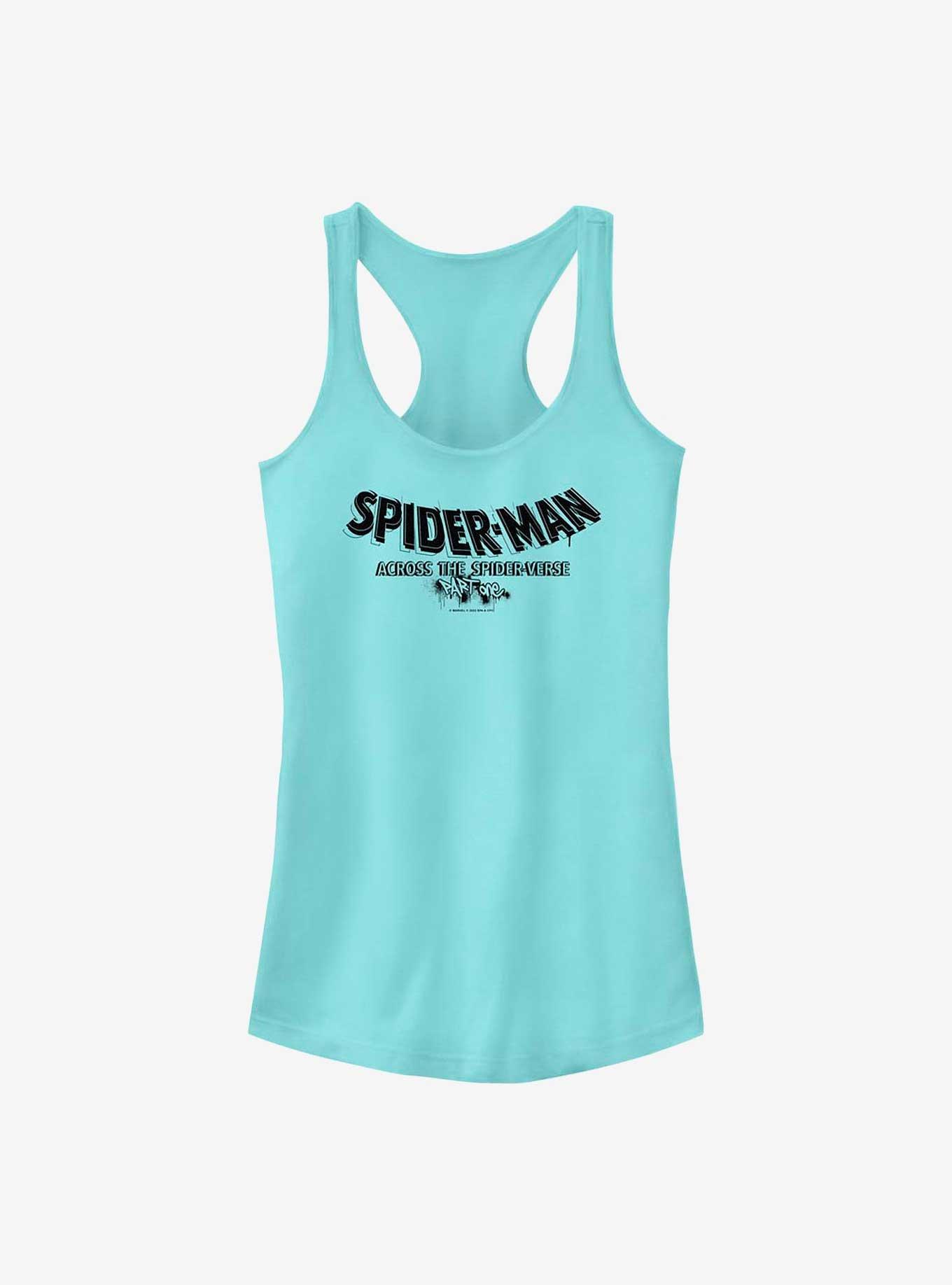 Marvel Spider-Man: Across The Spider-Verse Part One Logo Girls Tank, CANCUN, hi-res