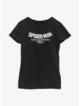 Marvel Spider-Man: Across The Spider-Verse Part One Logo Youth Girls T-Shirt, BLACK, hi-res