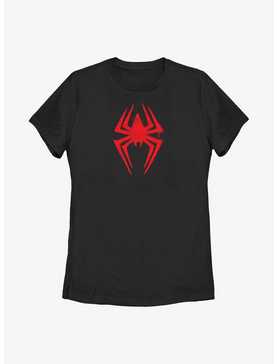 Marvel Spider-Man: Across The Spider-Verse Alternate Miles Morales Logo Womens T-Shirt, , hi-res