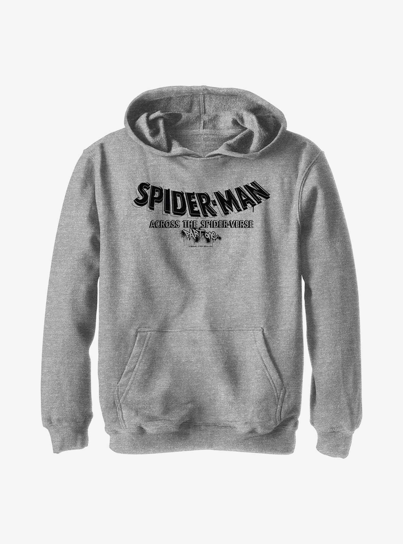Marvel Spider-Man: Across The Spider-Verse Part One Logo Youth Hoodie, , hi-res