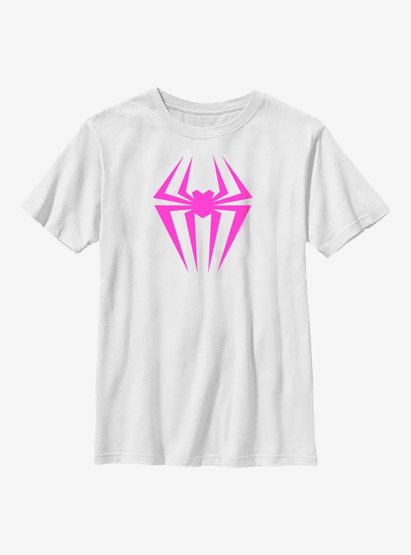 Marvel Spider-Man: Across The Spider-Verse Spider-Gwen Logo Youth T-Shirt, , hi-res