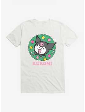 Kuromi Christmas Wreath T-Shirt, , hi-res