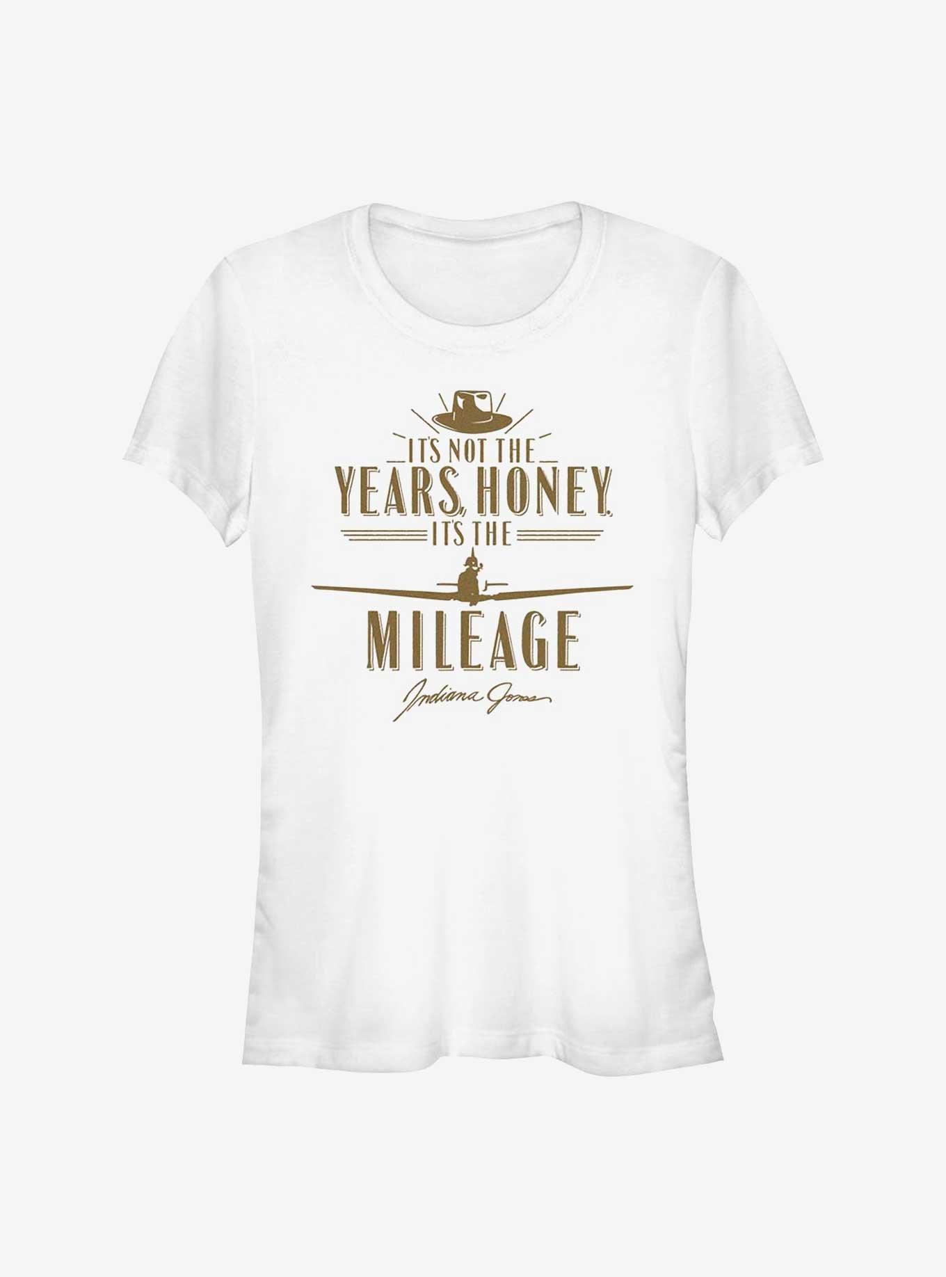 Indiana Jones It's The Mileage Girls T-Shirt, WHITE, hi-res