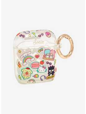 Sanrio Hello Kitty & Friends Sticker Allover Print Wireless Earbuds Case, , hi-res