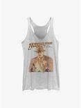 Indiana Jones and the Raiders of the Lost Ark Archaeologist Portrait Girls Tank, WHITE HTR, hi-res
