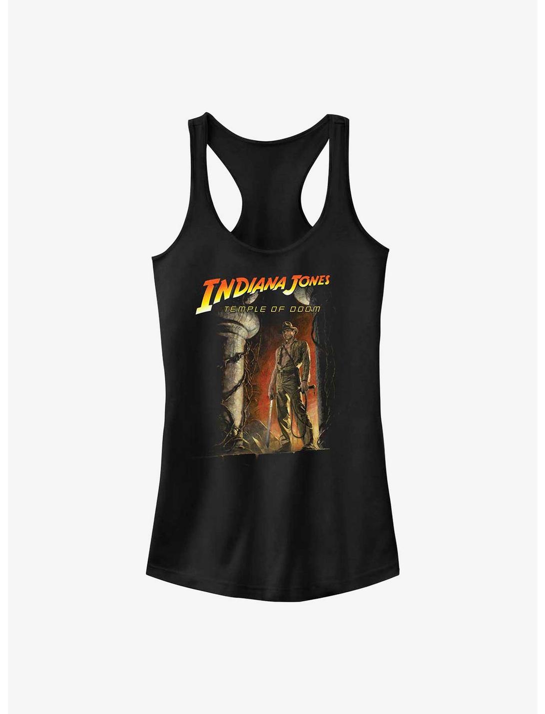 Indiana Jones and the Temple of Doom Poster Girls Tank, BLACK, hi-res