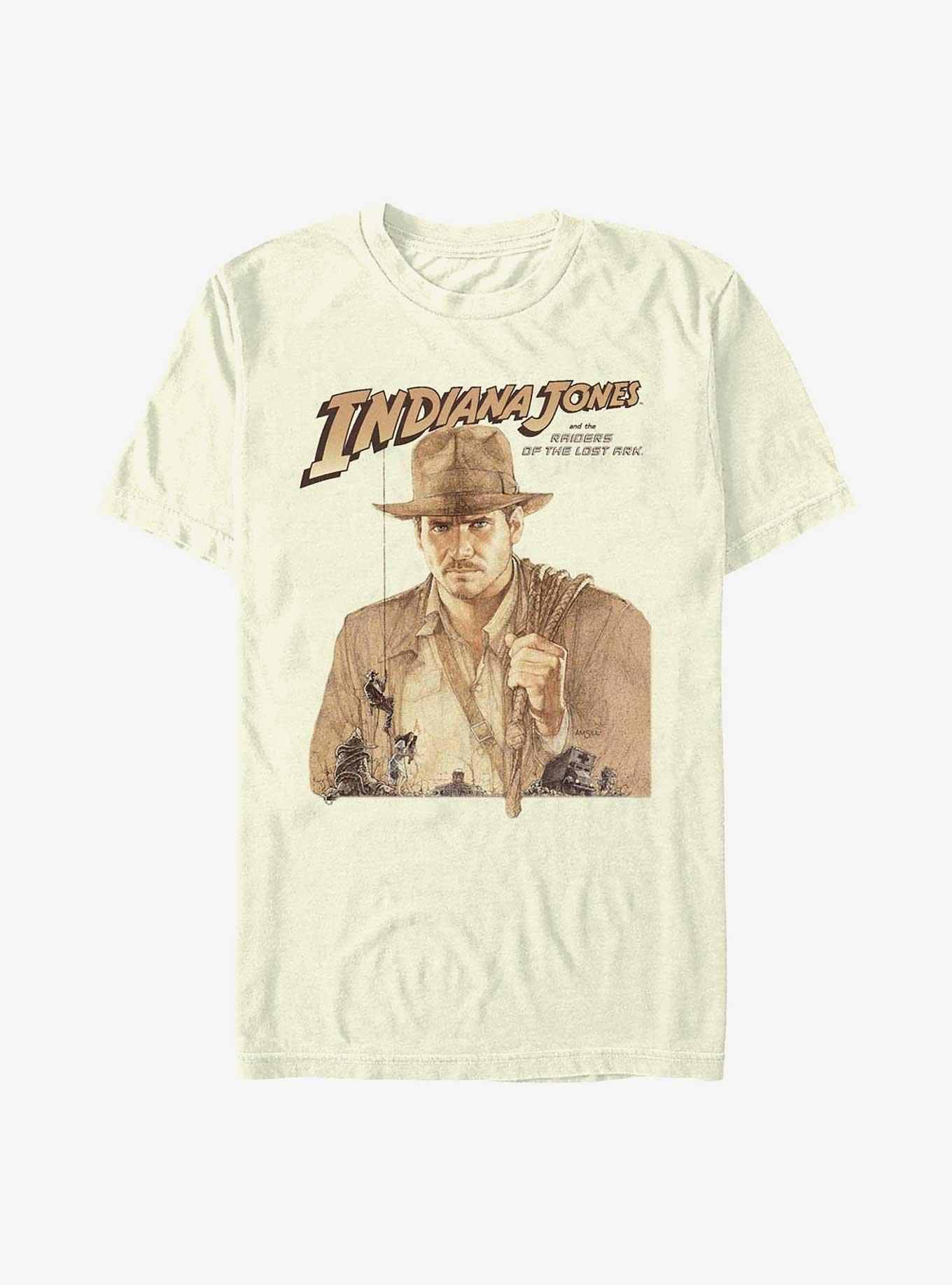 Indiana Jones and the Raiders of the Lost Ark Archaeologist Portrait T-Shirt, , hi-res