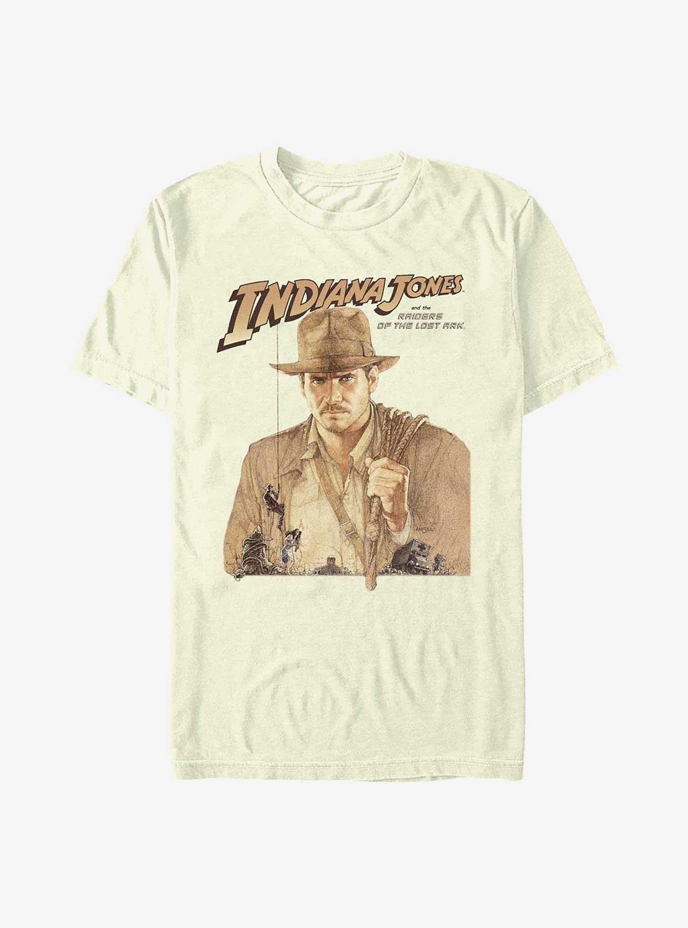 Indiana Jones and the Raiders of the Lost Ark Archaeologist Portrait T-Shirt, , hi-res