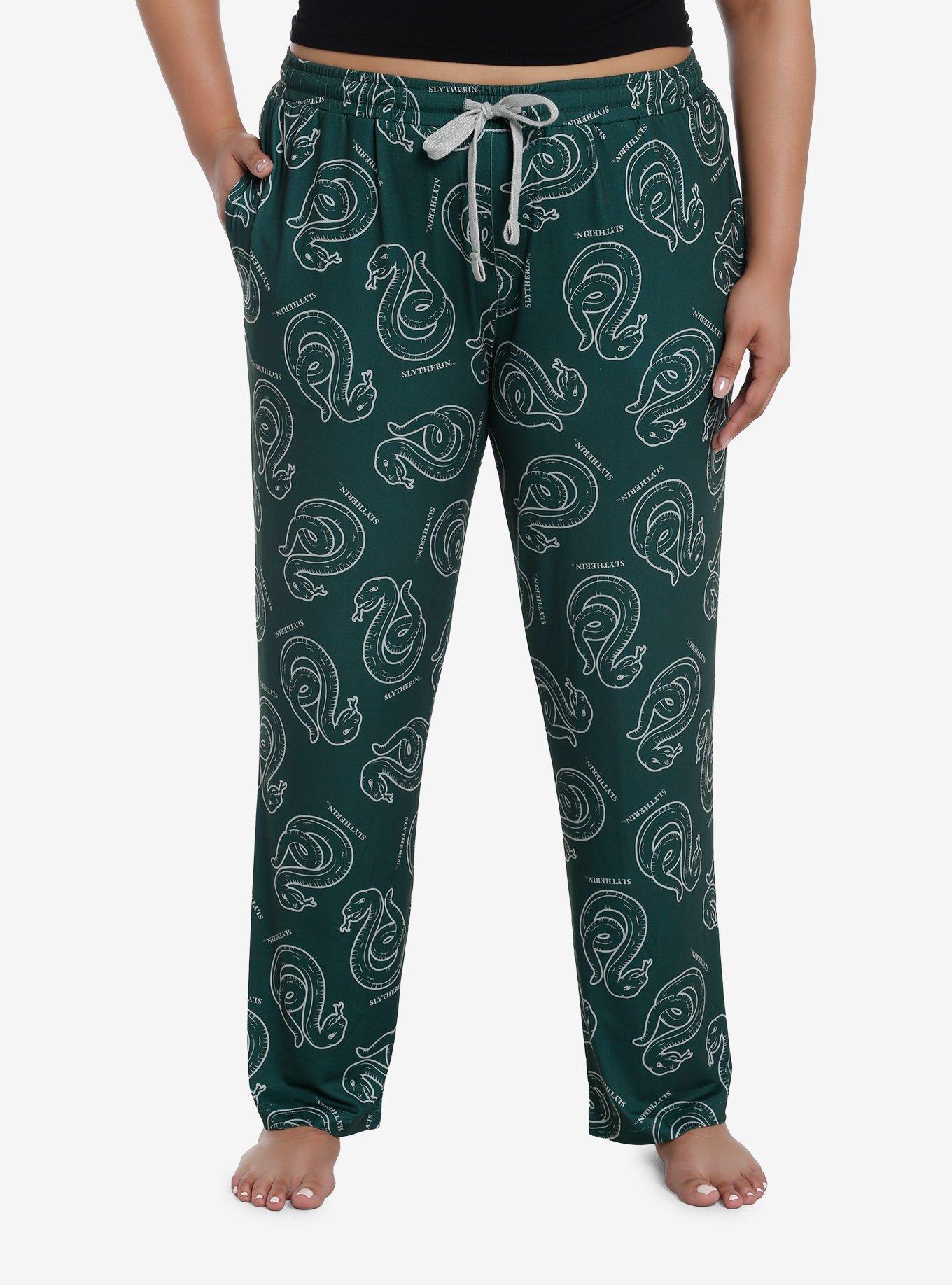 Harry Potter Slytherin Mascot Girls Pajama Pants Plus Size Hot Topic