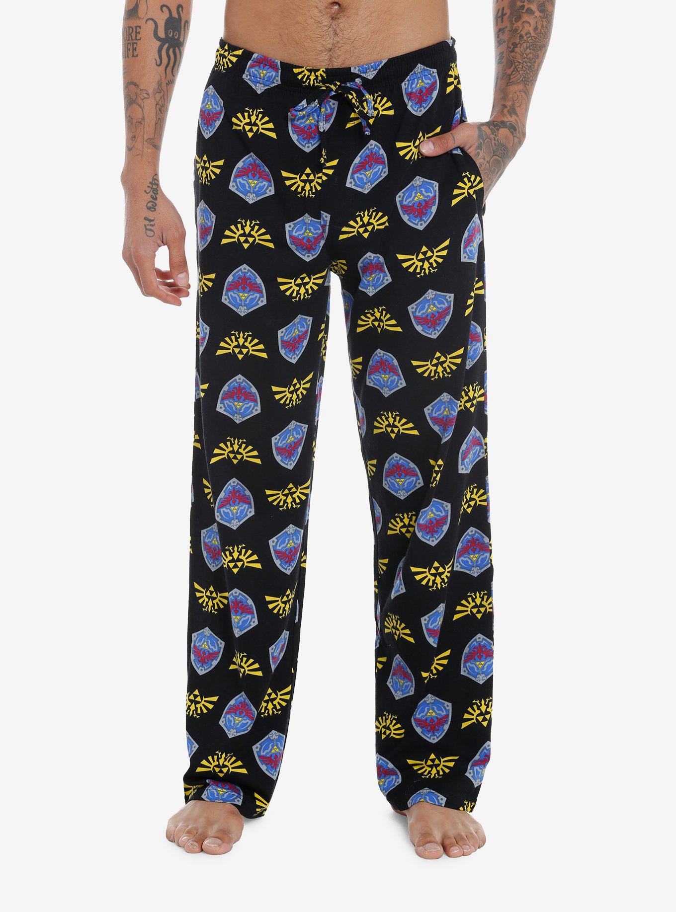 The Legend Of Zelda Logo & Shield Pajama Pants