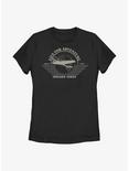 Indiana Jones Aviation Badge Womens T-Shirt, BLACK, hi-res