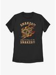 Indiana Jones Why'd It Have To Be Snakes Womens T-Shirt, BLACK, hi-res