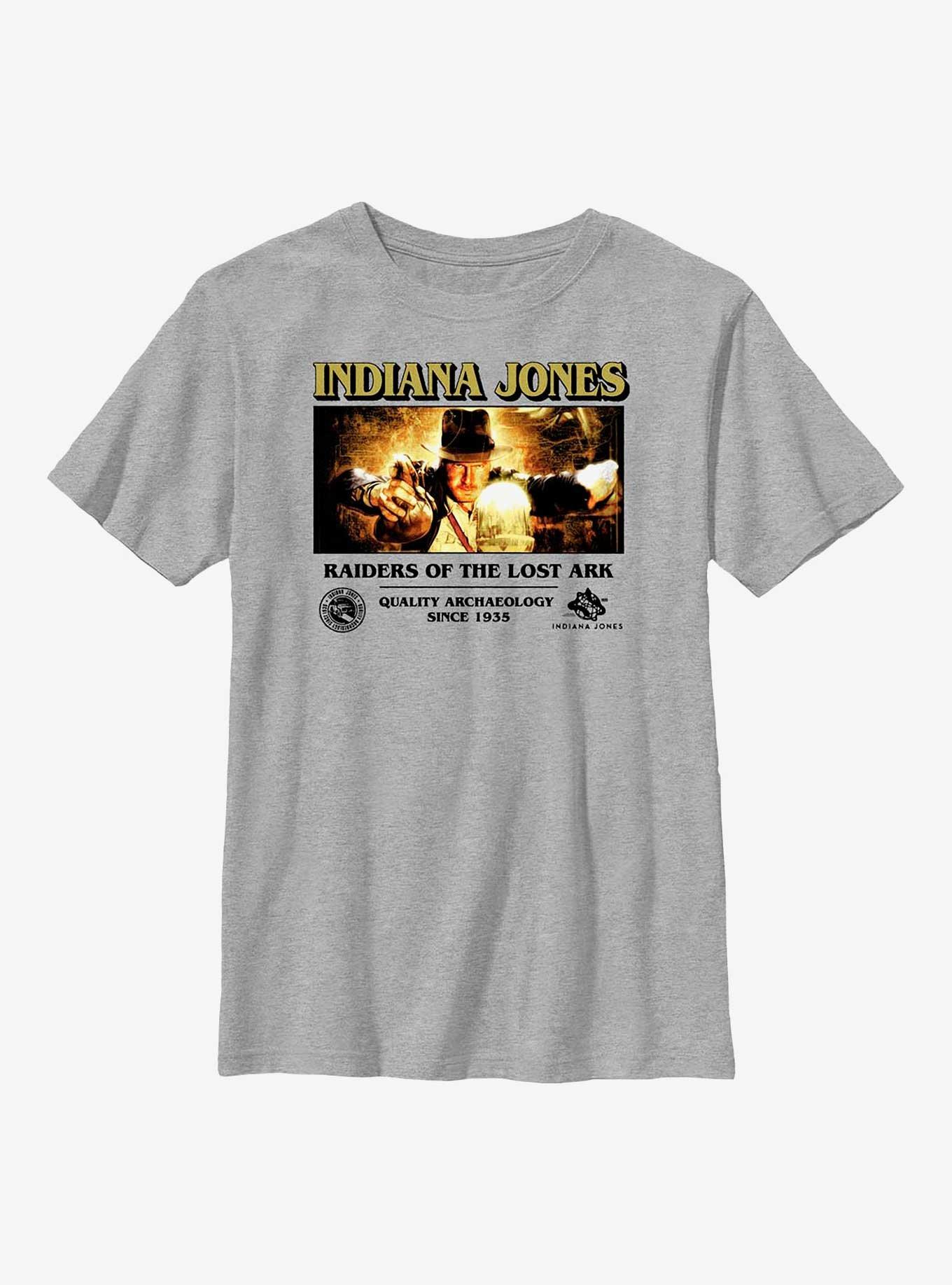 Indiana Jones and the Raiders of the Lost Ark Poster Youth T-Shirt, ATH HTR, hi-res