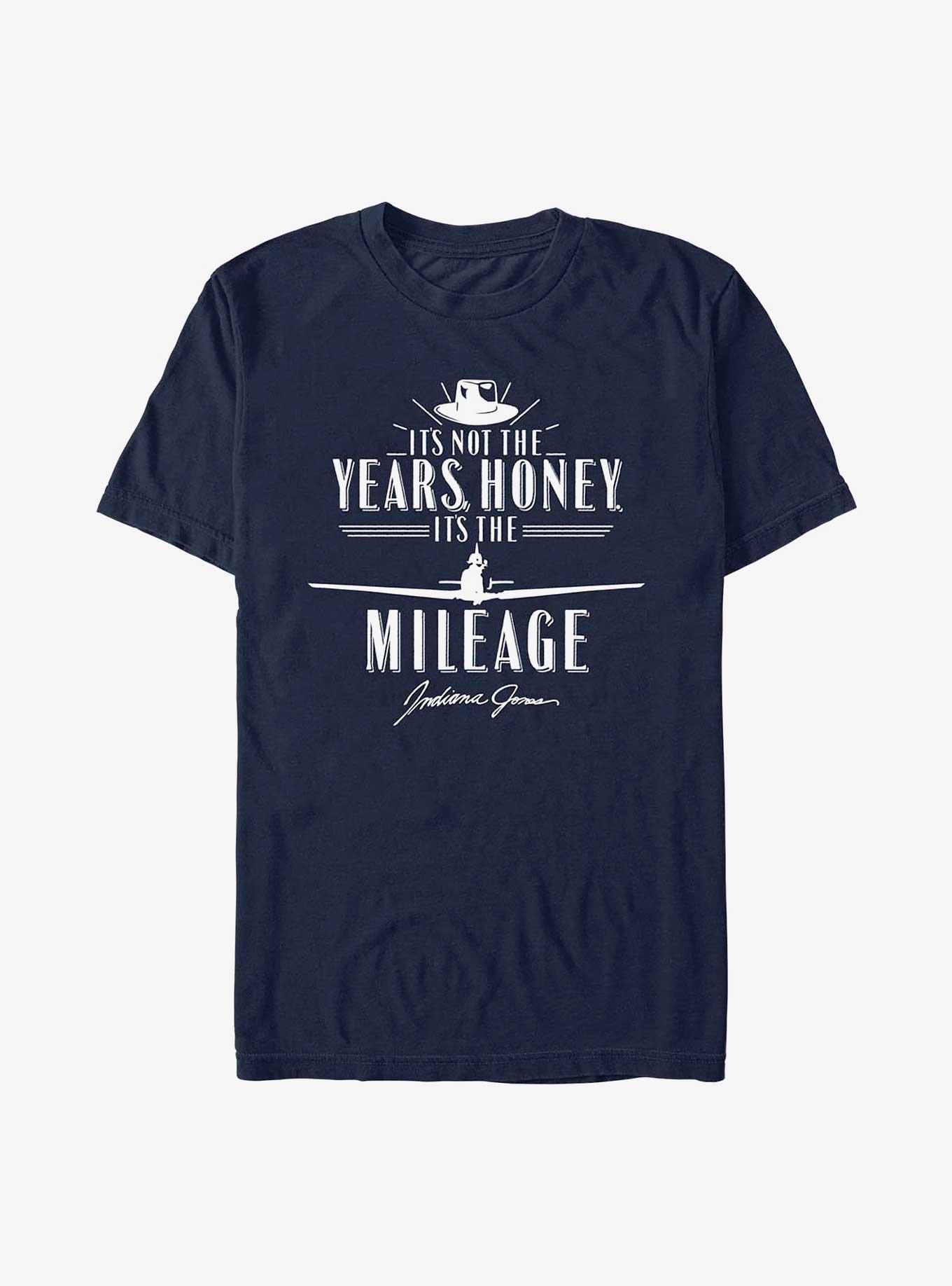Indiana Jones Its The Mileage T-Shirt, NAVY, hi-res